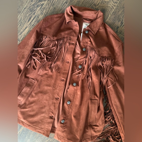 NWT Free People Suede Jacket XS - Picture 5 of 9